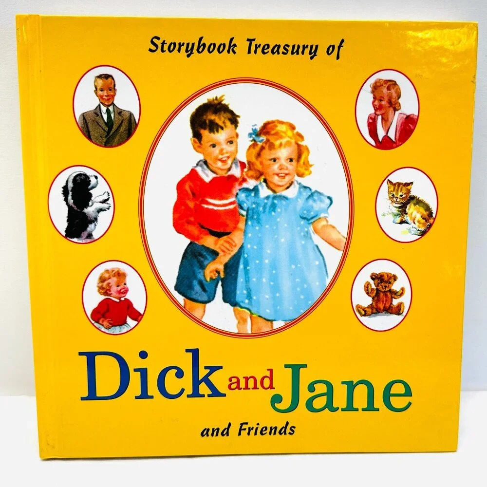 Storybook Treasury of Dick and Jane and Friends Hardcover Book - Like New